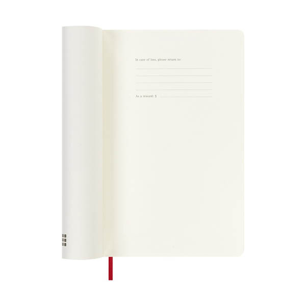 Moleskine large 18 maanden weekagenda 2026-2027 softcover scharlaken rood EN 440042 - 2