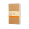 Moleskine large gelinieerd schrift kraft (3 stuks)