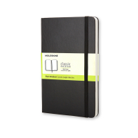 Moleskine large notitieboek blanco hard cover zwart IMQP062 313059