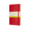 Moleskine large notitieboek blanco soft cover rood