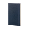 Moleskine large notitieboek gelinieerd hard cover blauw
