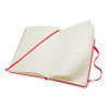 Moleskine large notitieboek gelinieerd hard cover rood IMQP060R 313075 - 3