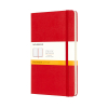 Moleskine large notitieboek gelinieerd hard cover rood IMQP060R 313075 - 1