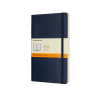 Moleskine large notitieboek gelinieerd soft cover blauw