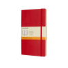 Moleskine large notitieboek gelinieerd soft cover rood