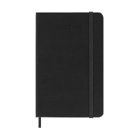 Moleskine pocket 18 maanden weekagenda 2025/2026 hardcover zwart DHB18WN2Y26 262535