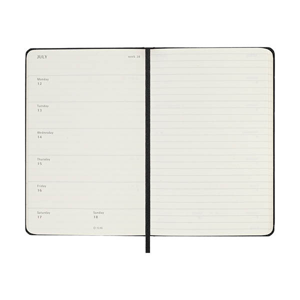 Moleskine pocket 18 maanden weekagenda 2026-2027 hardcover zwart EN 440035 - 3