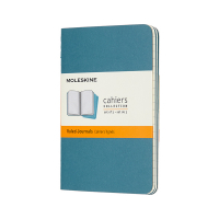 Moleskine pocket gelinieerd schrift blauw (3 stuks) IMCH011B44 313094