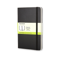 Moleskine pocket notitieboek blanco hard cover zwart IMQP012 313053