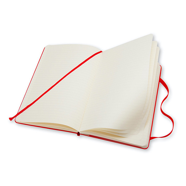 Moleskine pocket notitieboek gelinieerd hard cover rood IMMM710R 313069 - 3