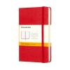 Moleskine pocket notitieboek gelinieerd hard cover rood