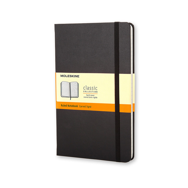 Moleskine pocket notitieboek gelinieerd hard cover zwart IMMM710 313067 - 1