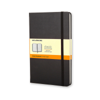 Moleskine pocket notitieboek gelinieerd hard cover zwart IMMM710 313067