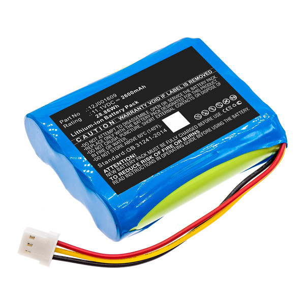 Moneual 12J001609 accu (11.1 V, 2600 mAh, 123accu huismerk) AMO00456 - 1