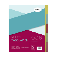 Multo Economy tabbladen A5 gekleurd met 5 tabs (17-gaats) 3007310700 205702