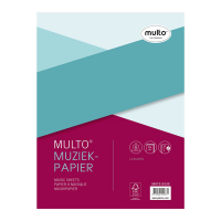 Multo muziekpapier A4 100 grams 50 vel (23-rings) 3007310130 205692