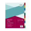 Multo plastic tabbladen A4 gekleurd met 10 tabs (23-gaats) 3007041010 205701