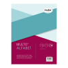 Multo plastic tabbladen A4 grijs met 20 tabs A-Z (23-gaats) 205697 - 1