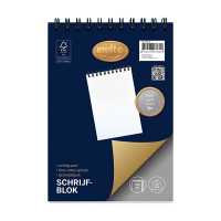 Multo schrijfblok A5 gelinieerd 90 grams 100 vel met spiraal 205912
