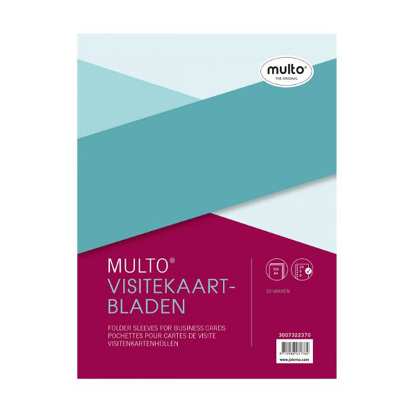Multo showtas A4 voor visitekaartjes (10 stuks) 3007322370 234662 - 1