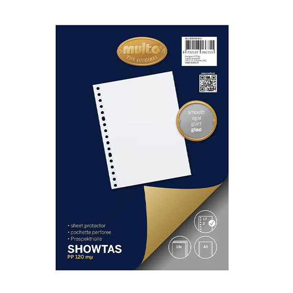 Multo showtas transparant A5 17-gaats 120 micron (10 stuks) 205676 - 1