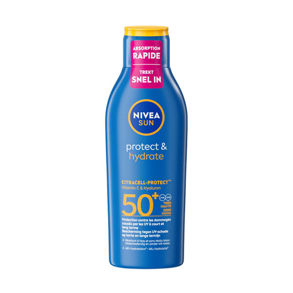 NIVEA SUN Zonnebrand Protect & Hydrate Zonnemelk SPF50+ 200 ML SNI06302 - 1