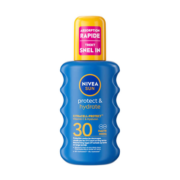 NIVEA SUN Zonnebrand Protect & Hydrate Zonnespray SPF30 200 ML SNI06298 - 1