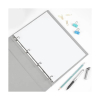 Navigator Organizer papier A4 blanco 80 grams 5 pakken van 500 vel (4-rings) 298360 - 4