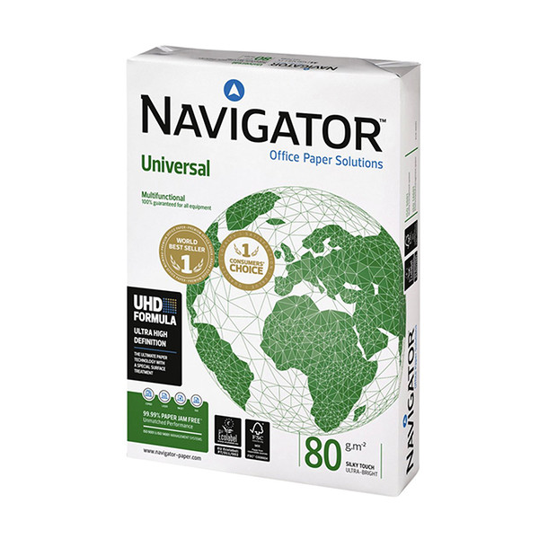 vliegtuig Arashigaoka Mijnenveld Navigator Universal Paper 1 pak van 500 vel A4 - 80 grams Navigator  123inkt.nl