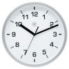 NeXtime kunststof wandklok zilver met witte wijzerplaat (Ø 20 cm) NX-7321ZI 219512