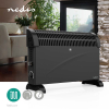 Aanbieding: 2x Nedis convectorkachel (2000W, ruimtes tot 25 m², zwart) 225511 - 2
