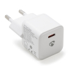 Nedis Apple USB-oplader 1 poort (USB-C, 30W, Power Delivery, Wit)