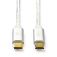 Nedis Apple iPhone USB-C naar USB-C 2.0 oplaadkabel wit (1 meter) CCTB60800AL10 M010214192