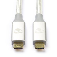 Nedis Apple iPhone USB-C naar USB-C 3.2 oplaadkabel wit (1 meter) CCTB64020AL10 M010214188