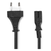 Nedis C7 stroomkabel vernikkeld (2 meter)