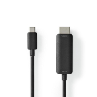 Nedis USB-C naar HDMI kabel zwart (2 meter) K010214216 Nedis USB-C naar HDMI kabel zwart (2 meter) K010214216