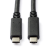 Nedis USB-C naar USB-C kabel zwart (1 meter) N010214020 - 1