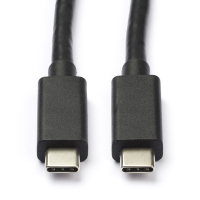 Nedis USB-C naar USB-C kabel zwart (2 meter) K010214187 Nedis USB-C naar USB-C kabel zwart (2 meter) K010214187