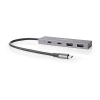 Nedis USB-hub (USB-C naar 2xA en 2xC) UHUBU3450AT K120200088 - 2