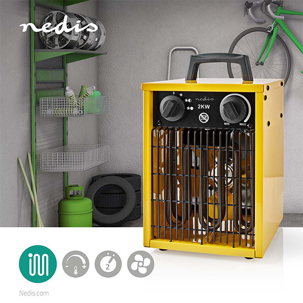 Nedis elektrische kachel (2000W, ruimtes tot 25 m²) K170101143 - 2