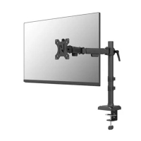 Neomounts Nero Quick Fix monitorarm voor 1 monitor zwart (met klem en bladdoorvoer) DS60-600BL1 204015