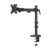 Neomounts Nero Quick Fix monitorarm voor 1 monitor zwart (met klem en bladdoorvoer) DS60-600BL1 204015 - 2