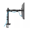 Neomounts Nero Quick Fix monitorarm voor 1 monitor zwart (met klem en bladdoorvoer) DS60-600BL1 204015 - 6
