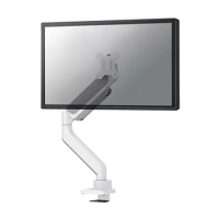 Neomounts Next Core gasgeveerde monitorarm voor 1 monitor wit (met klem en bladdoorvoer) DS70-450WH1 204021