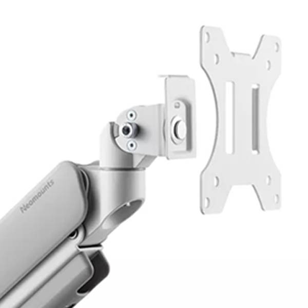 Neomounts Next Core gasgeveerde monitorarm voor 1 monitor wit (met klem en bladdoorvoer) DS70-450WH1 204021 - 4