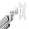 Neomounts Next Core gasgeveerde monitorarm voor 1 monitor wit (met klem en bladdoorvoer) DS70-450WH1 204021 - 4
