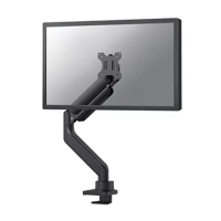 Neomounts Next Core gasgeveerde monitorarm voor 1 monitor zwart (met klem en bladdoorvoer) DS70-450BL1 204020