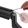 Neomounts Next Core gasgeveerde monitorarm voor 1 monitor zwart (met klem en bladdoorvoer) DS70-450BL1 204020 - 3