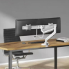 Neomounts Next Core gasgeveerde monitorarm voor 2 monitoren wit (met klem en bladdoorvoer) DS75-450WH2 204023 - 7