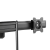Neomounts Next Core gasgeveerde monitorarm voor 2 monitoren zwart (met klem en bladdoorvoer) DS75-450BL2 204022 - 4
